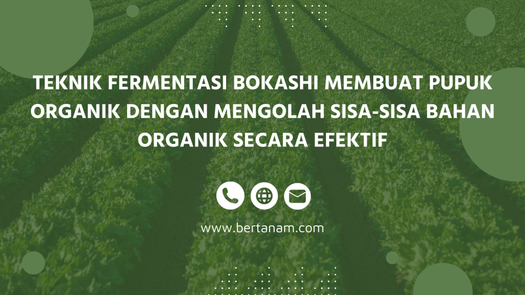 Teknik Fermentasi Bokashi Membuat Pupuk Organik Dengan Mengolah Sisa ...