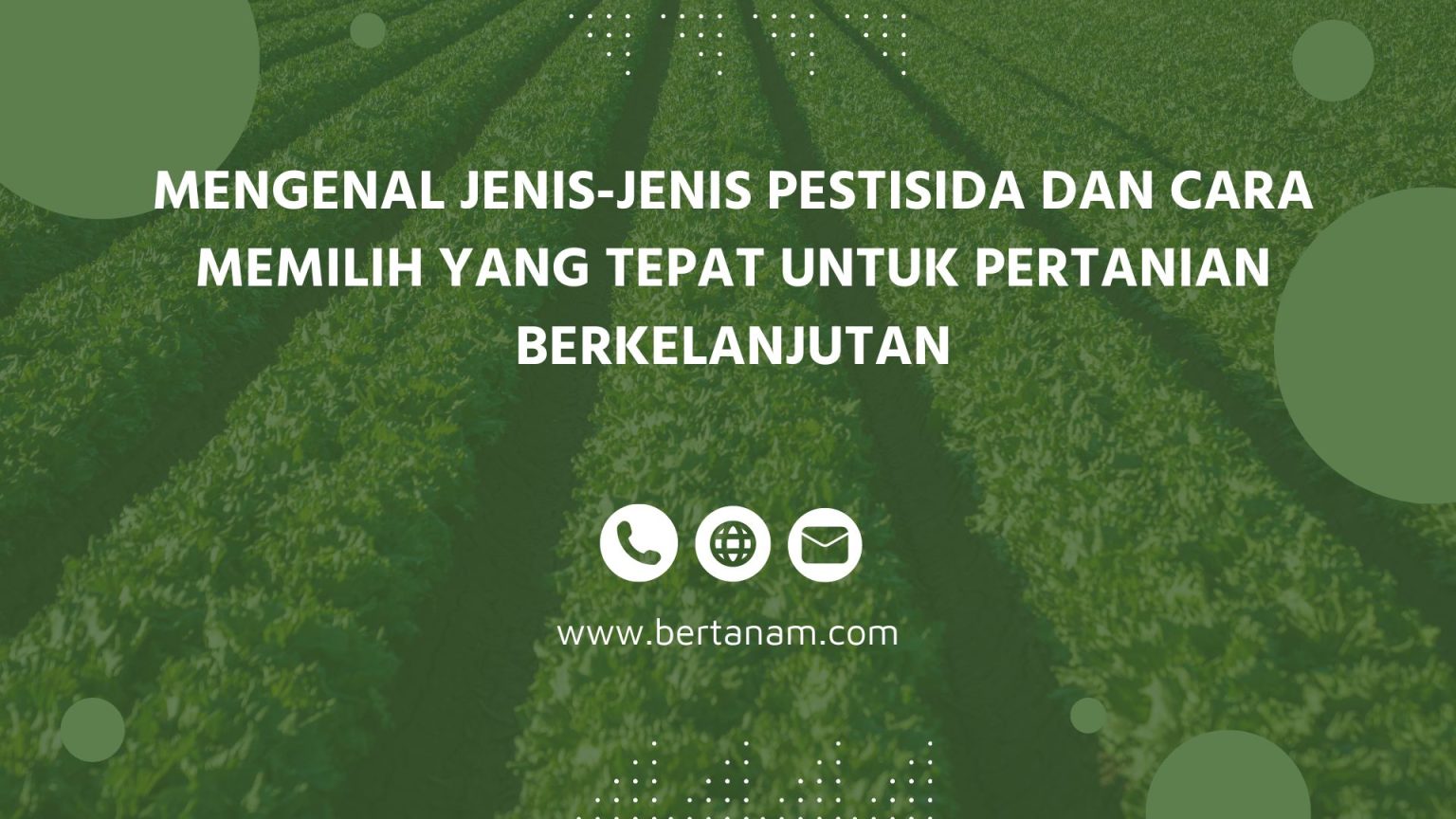 Mengenal Jenis Jenis Pestisida Berdasarkan Target Ham 2862