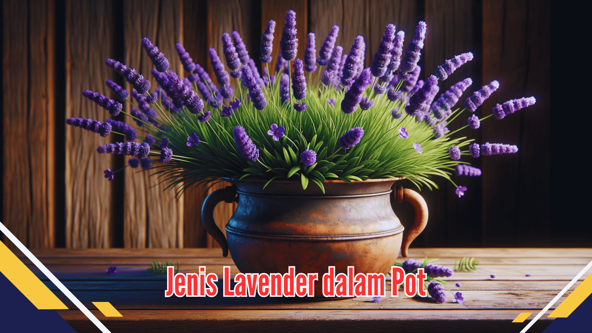 jenis lavender dalam pot