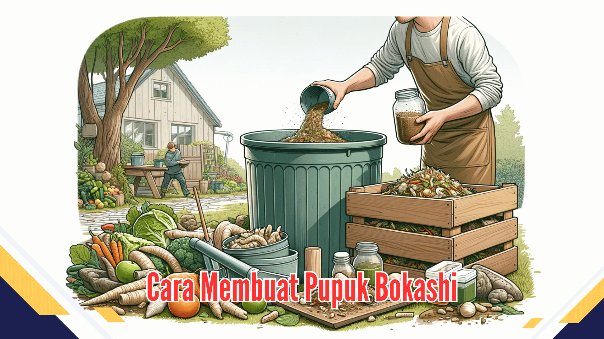 Inovasi Pertanian: Cara Membuat Pupuk Bokashi Sendiri Di Rumah ...