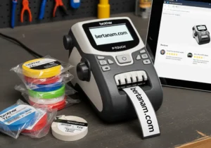 Brother Electronic Label Maker P-Touch buy online reviews industrial tape bundle