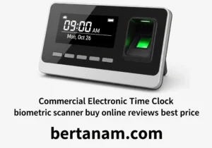 Commercial Electronic Time Clock biometric scanner buy online reviews best price