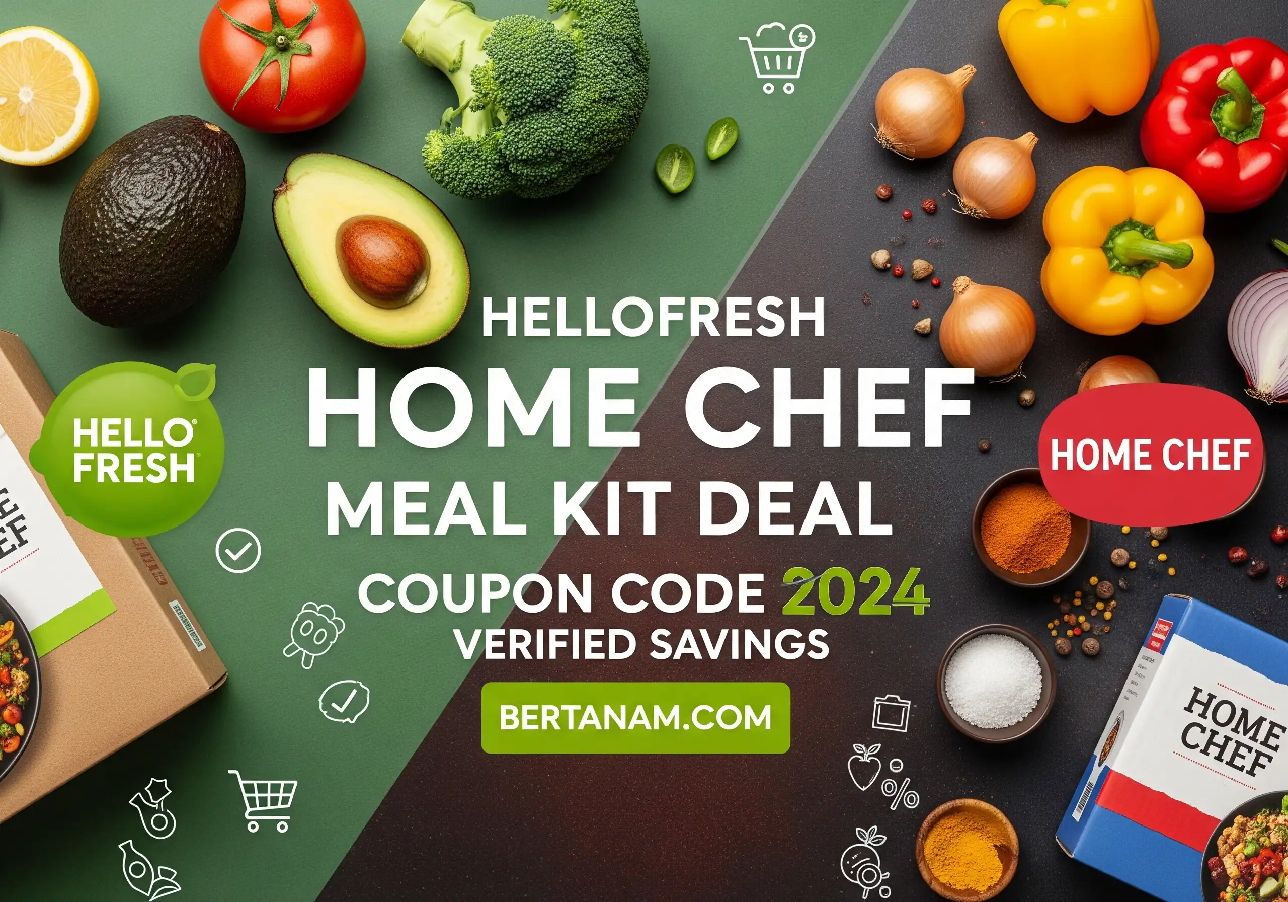 HelloFresh Home Chef Meal Kit Deal Coupon Code 2024 Verified Savings