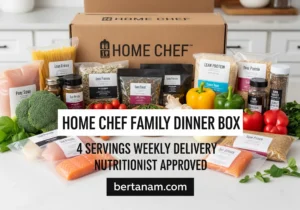 Home Chef Family Dinner Box 4 Servings Weekly Delivery Nutritionist Approved
