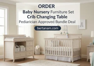Order Baby Nursery Furniture Set Crib Changing Table Pediatrician Approved Bundle Deal