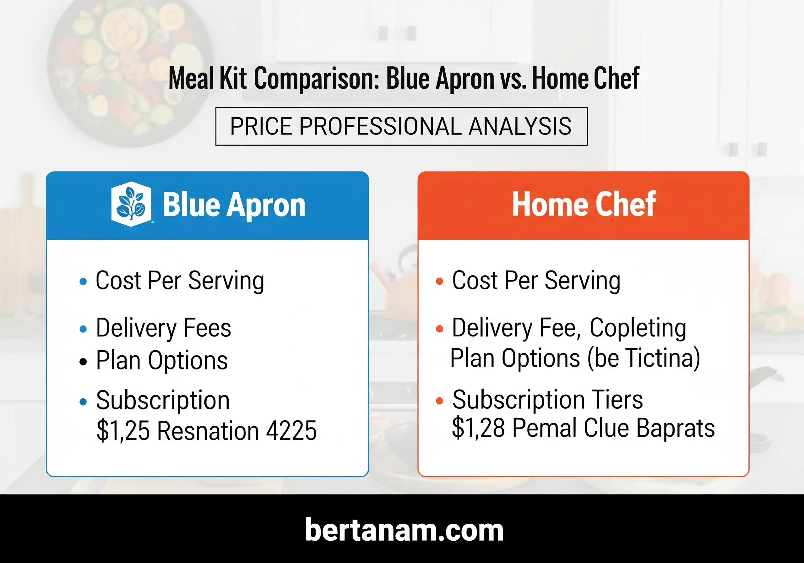 Order Blue Apron vs Home Chef Meal Kit Comparison Price Professional Analysis
