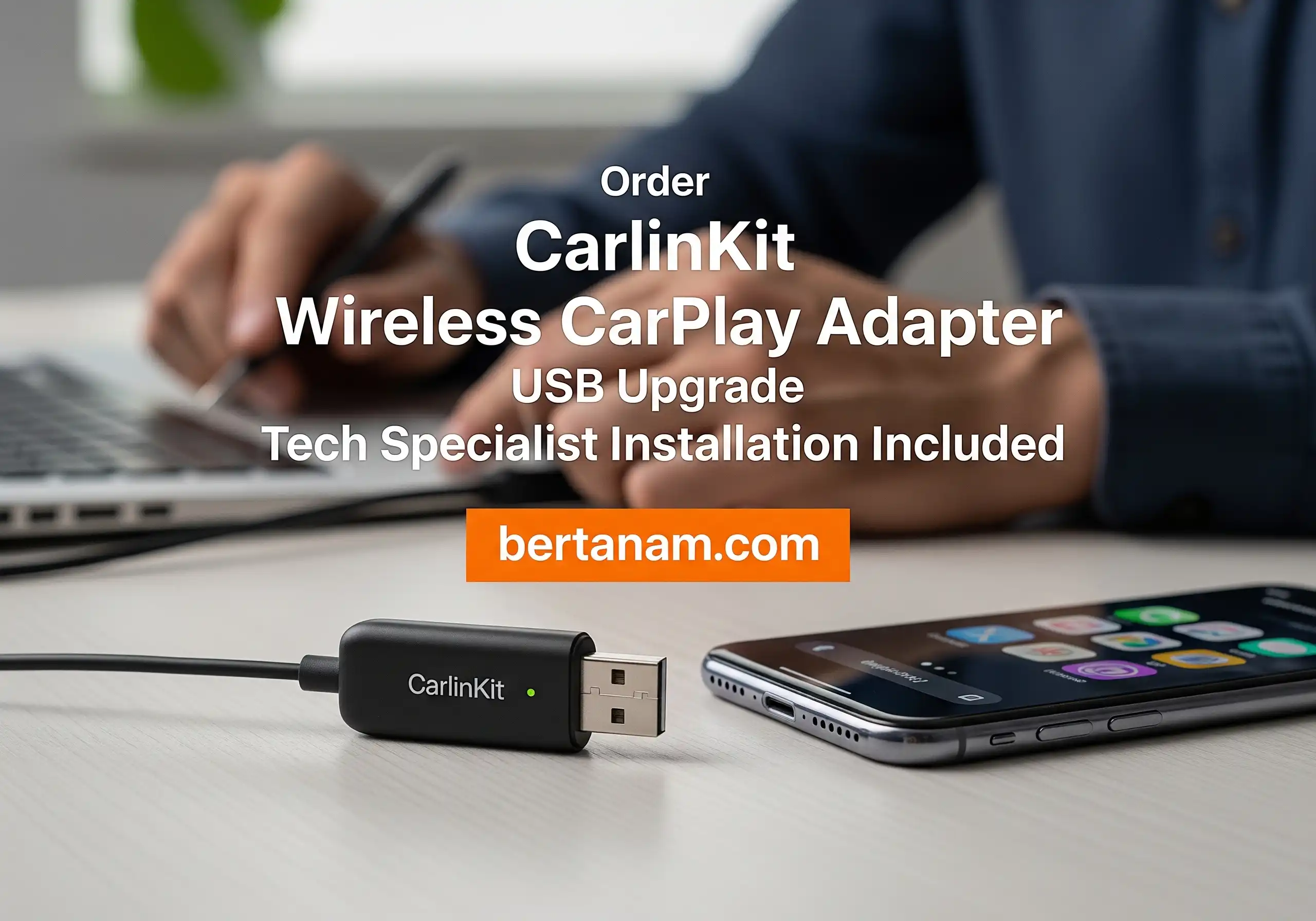 Order CarlinKit Wireless CarPlay Adapter USB Upgrade Tech Specialist Installation Included
