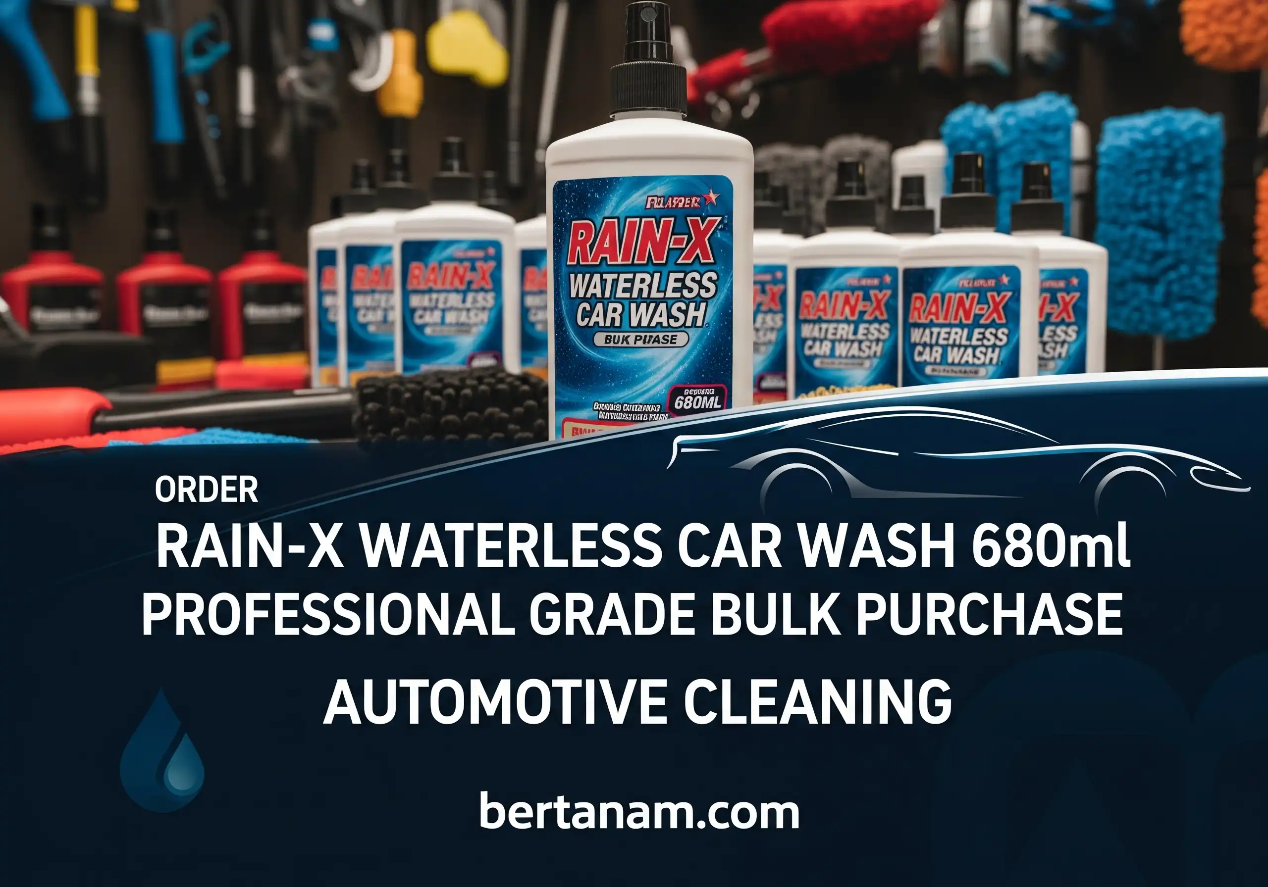 Order Rain-X Waterless Car Wash 680ml Professional Grade Bulk Purchase Automotive Cleaning