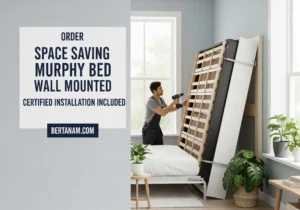 Order Space Saving Murphy Bed Wall Mounted Certified Installation Included