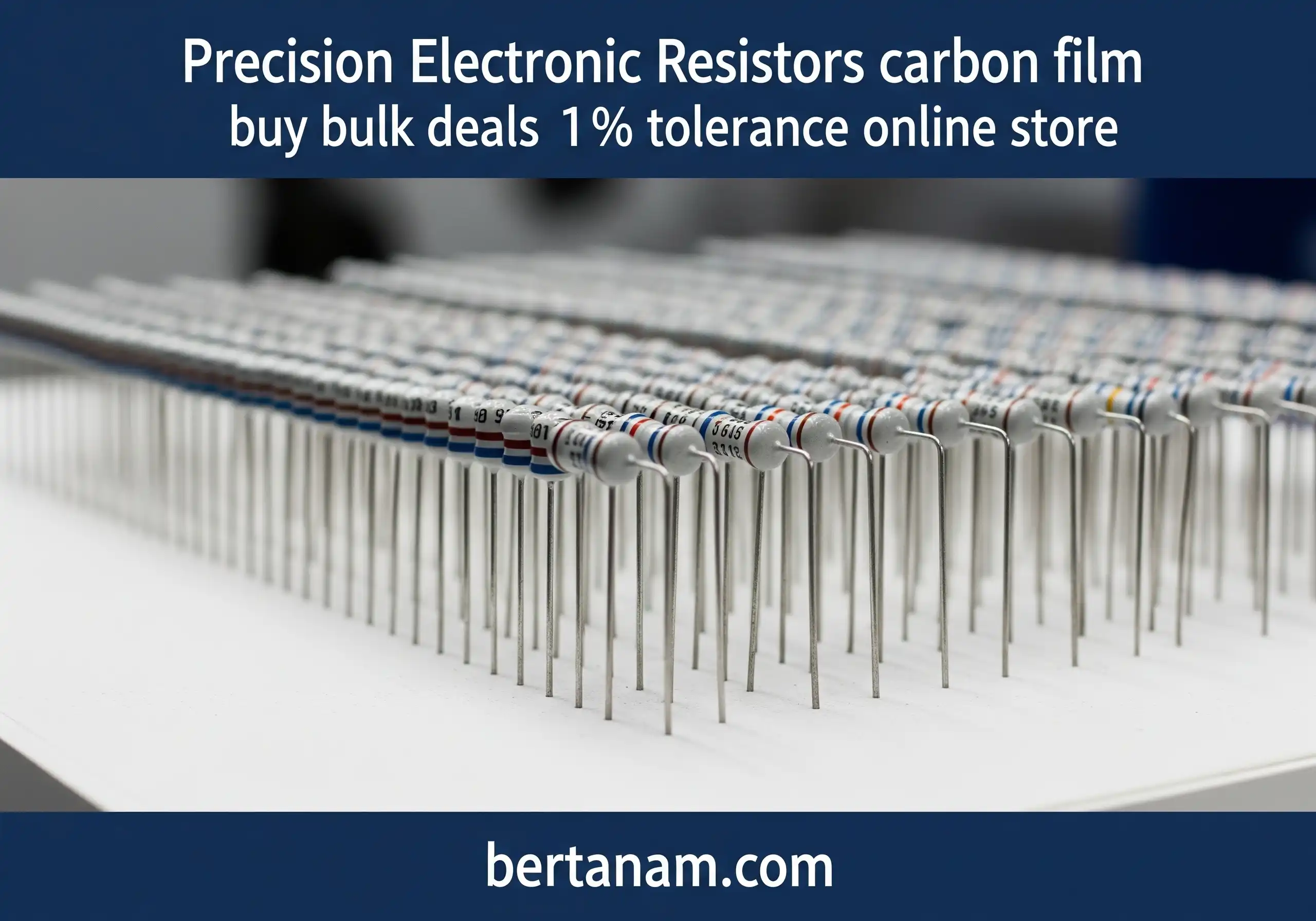 Precision Electronic Resistors carbon film buy bulk deals 1% tolerance online store
