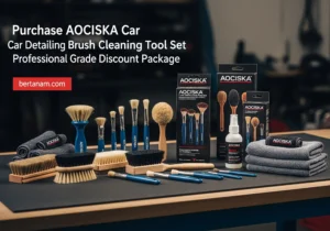 Purchase AOCISKA Car Detailing Brush Cleaning Tool Set Professional Grade Discount Package