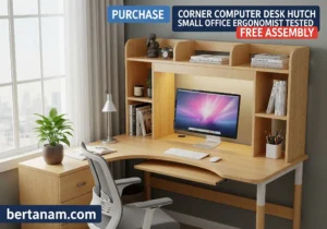 Purchase Corner Computer Desk Hutch Small Office Ergonomist Tested Free Assembly