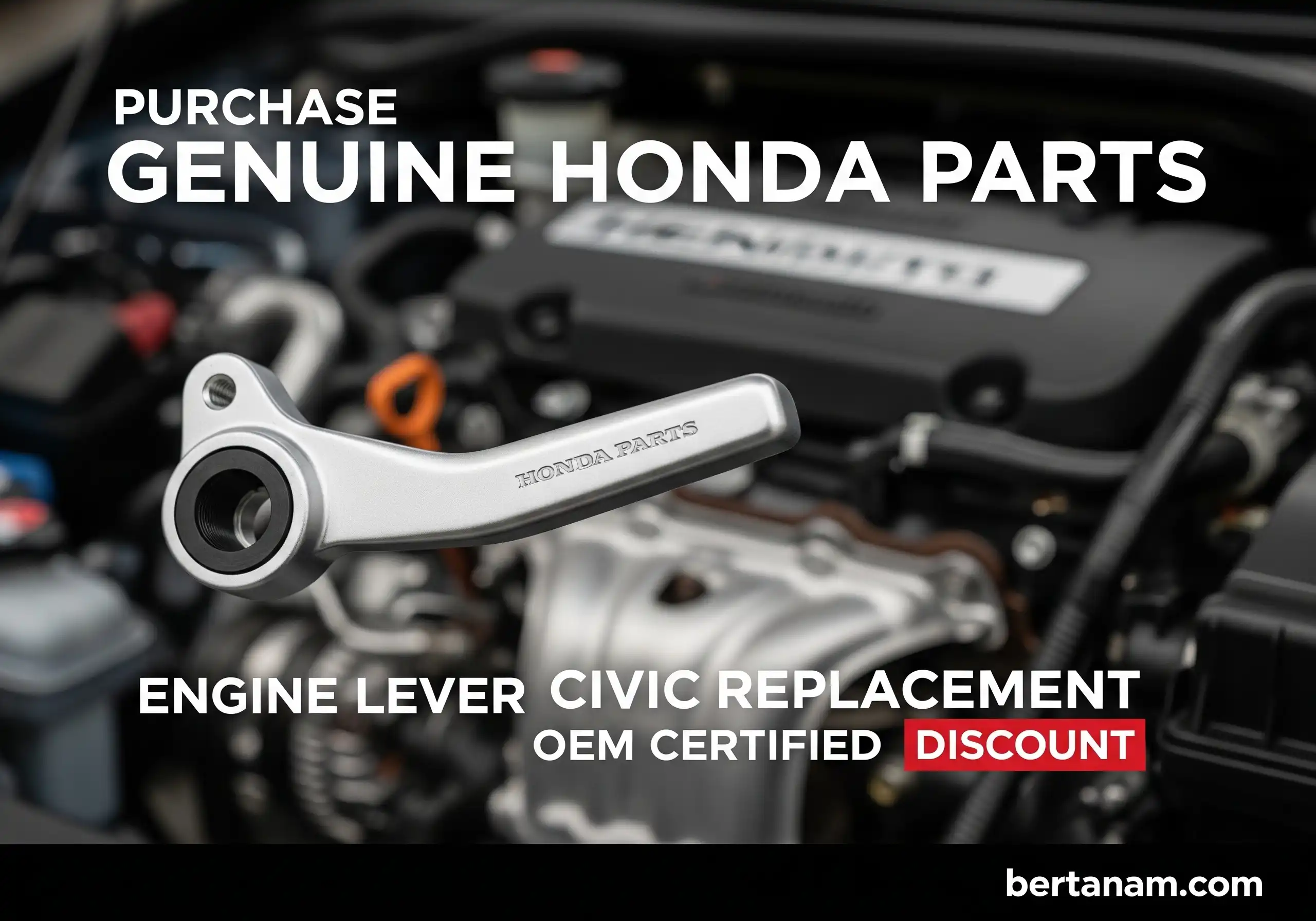 Purchase Genuine Honda Parts Engine Lever Civic Replacement OEM Certified Discount