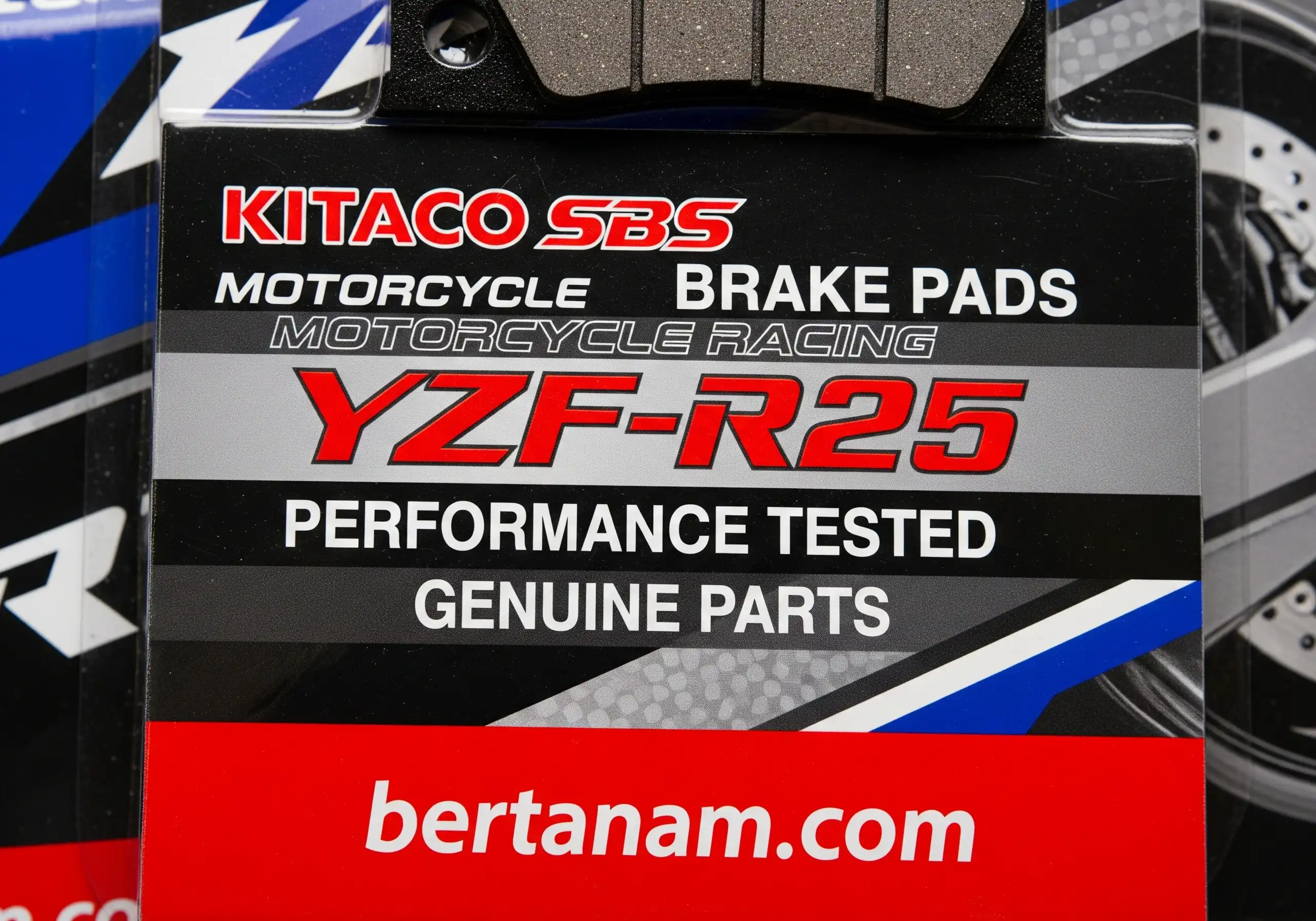 Purchase Kitaco SBS Brake Pads Motorcycle Racing YZF-R25 Performance Tested Genuine Parts