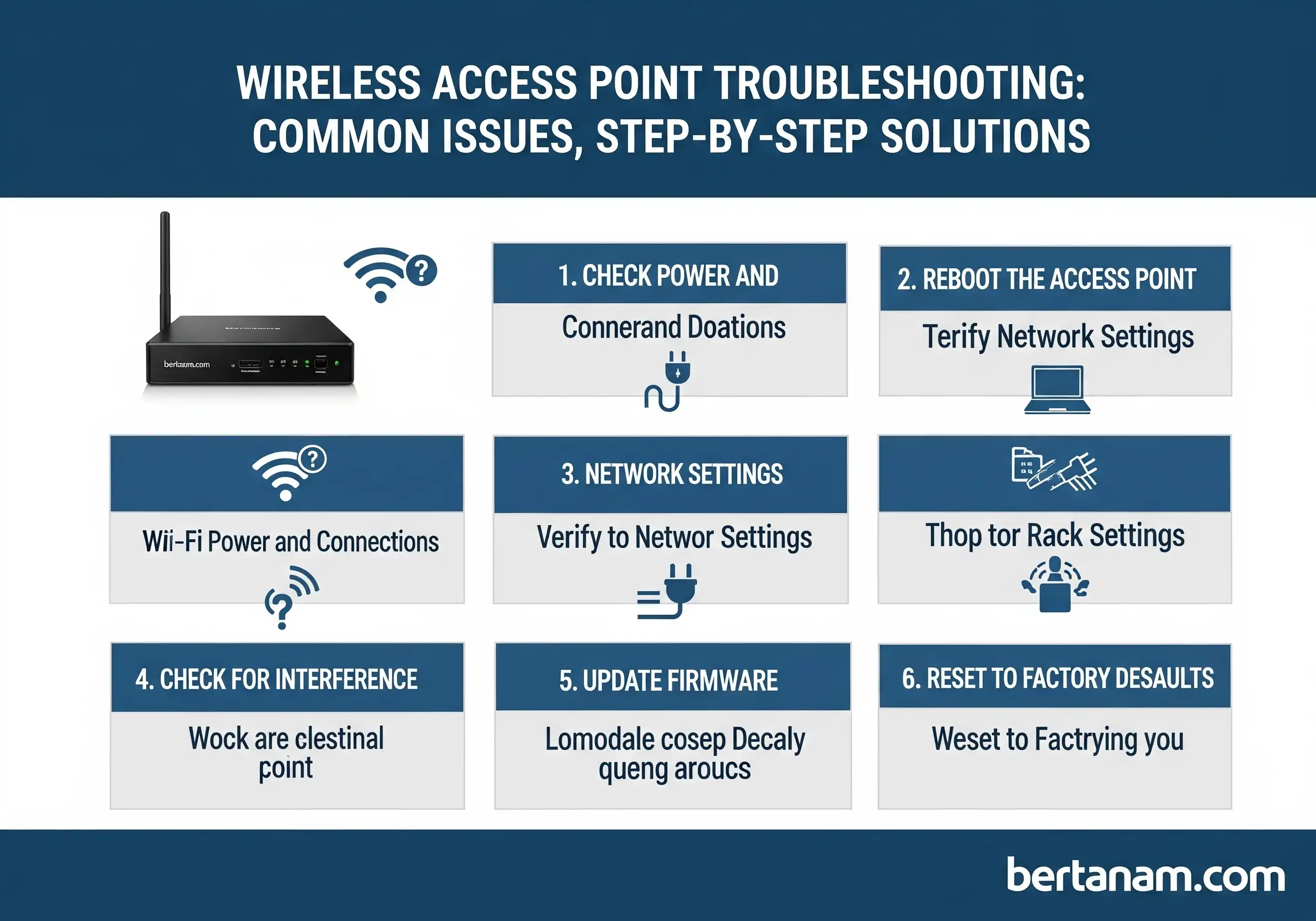 Wireless Access Point Troubleshooting Common Issues Step by Step Solution