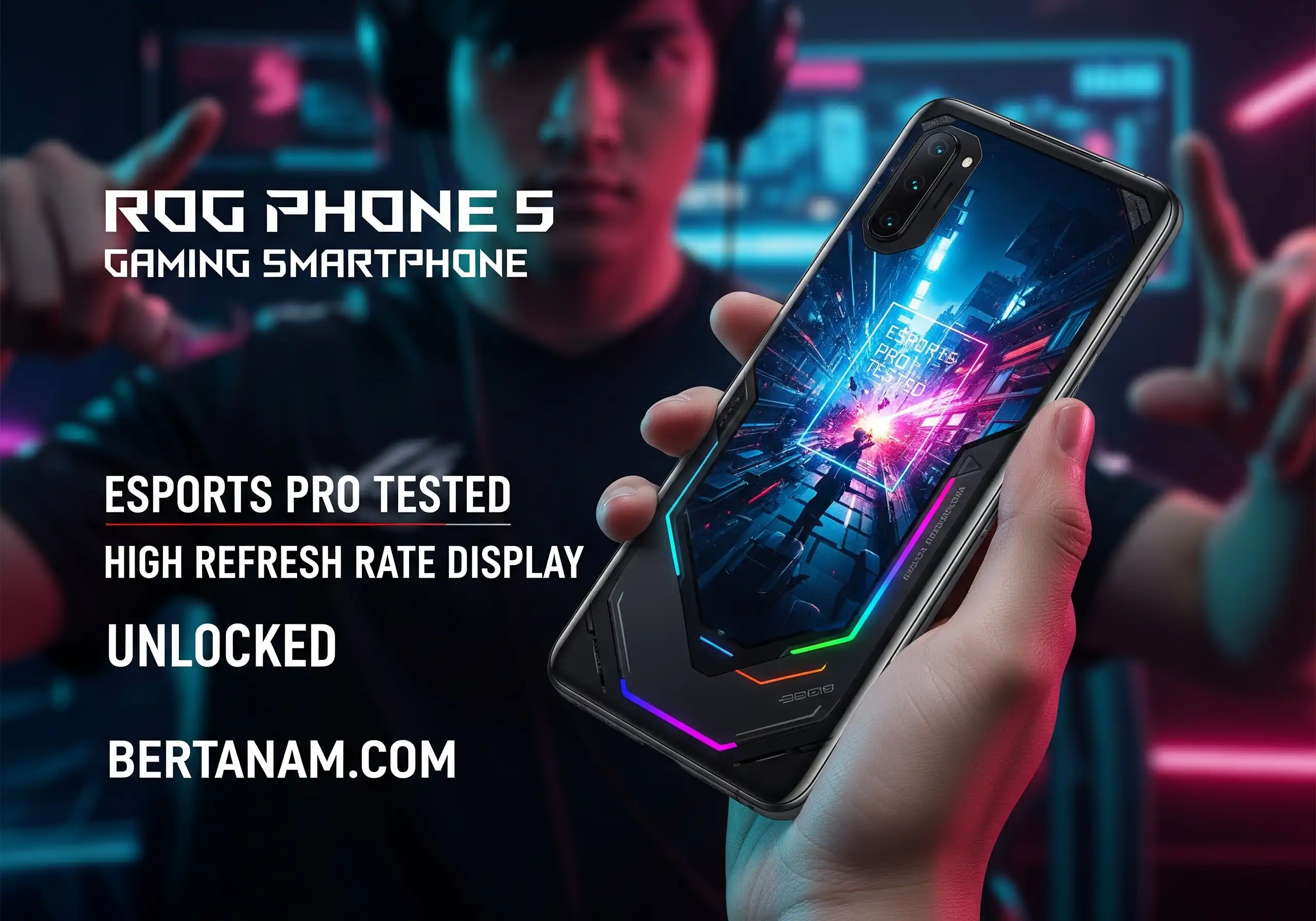 Purchase ROG Phone 5 Gaming Smartphone Esports Pro Tested High Refresh Rate Display Unlocked